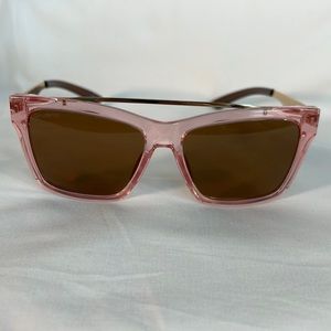 Smith Optics Runaround women’s cat eye polarized sunglasses pink crystal gold
